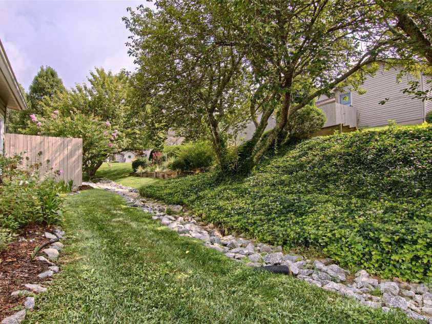 14 Tisha Lane, Hendersonville, NC 28739.  MLS# CAR4167838, YatesRealty ID 2531. Back Yard
