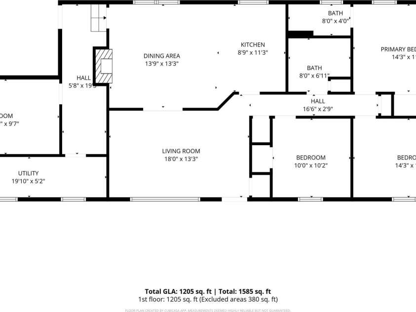 225 Middleton Avenue, Matthews, NC 28104.  MLS# CAR4379594, YatesRealty ID 25317. 