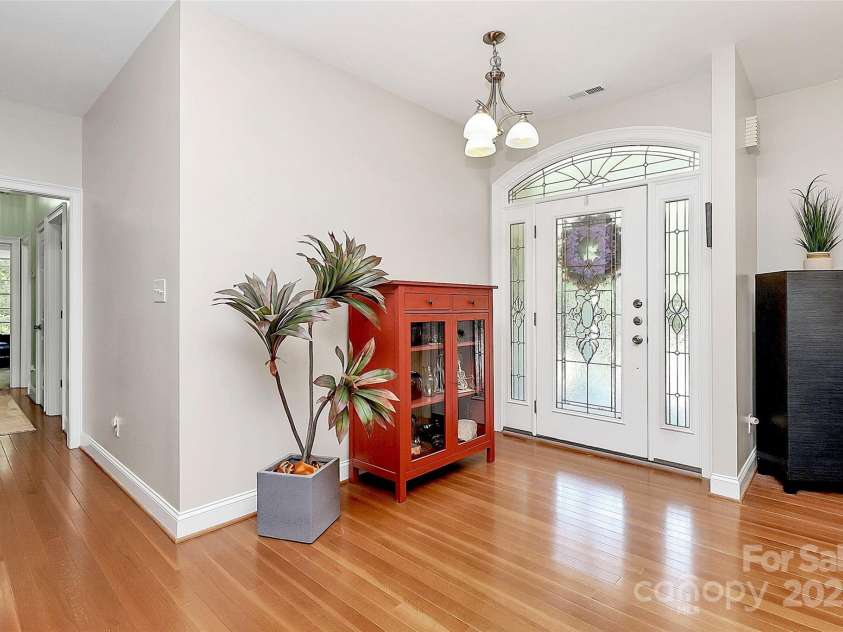 514 Bethel School Road, Clover, SC 29710.  MLS# CAR4278192, YatesRealty ID 25320. Warm hardwoods throughout the living area