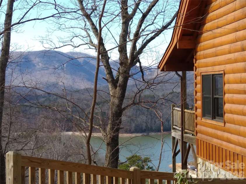 109 Overlook Point Lane, Lake Lure, NC 28746.  MLS# CAR4336925, YatesRealty ID 2533. Amazing up close views of the lake and mountains