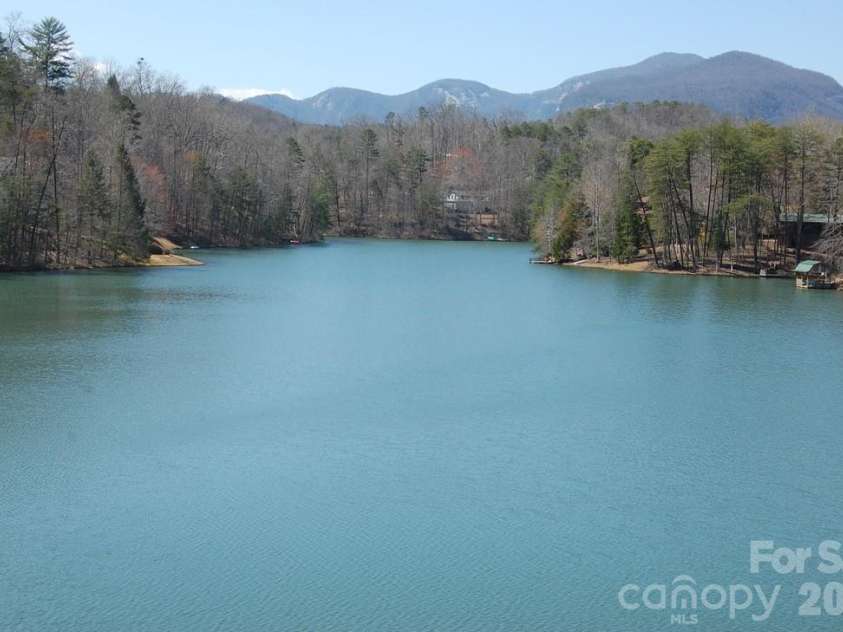 109 Overlook Point Lane, Lake Lure, NC 28746.  MLS# CAR4336925, YatesRealty ID 2533. Mirror Lake with beach in Riverbend at Lake Lure