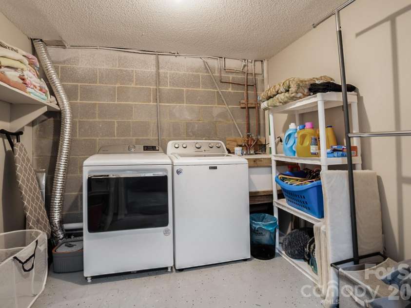 167 Main Street, Richburg, SC 29729.  MLS# CAR4344470, YatesRealty ID 25337. BASEMENT LAUNDRY