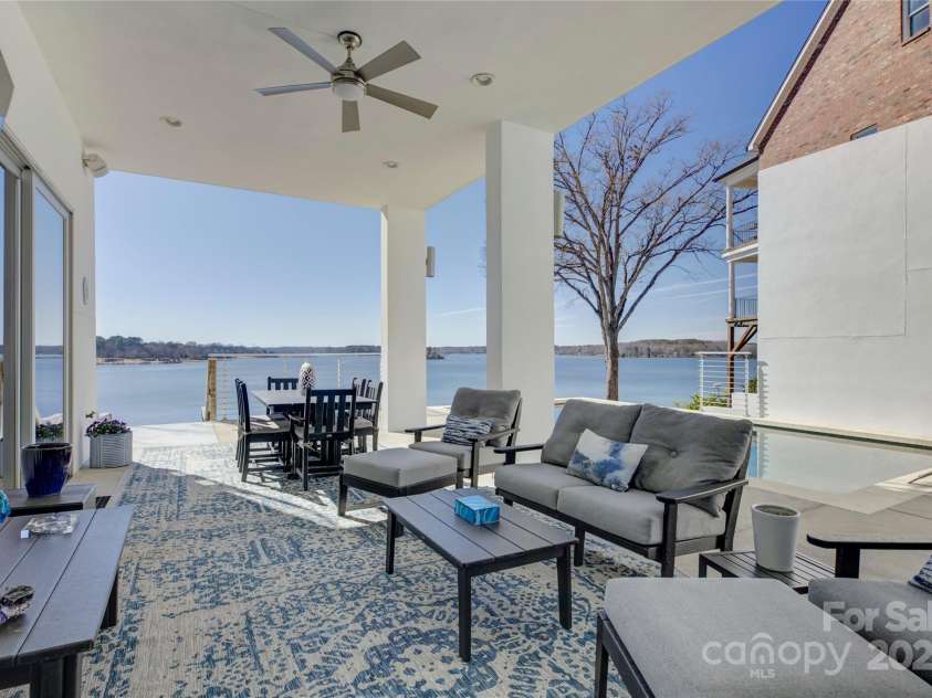 7111 Anchorage Lane, Tega Cay, SC 29708.  MLS# CAR4224144, YatesRealty ID 2534. Large patio great for entertaining family and friends