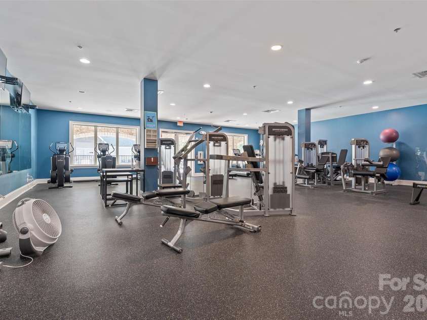 82212 Standing Oak Drive, Charlotte, NC 28278.  MLS# CAR4367652, YatesRealty ID 25352. Regency at Palisades - Community Gym