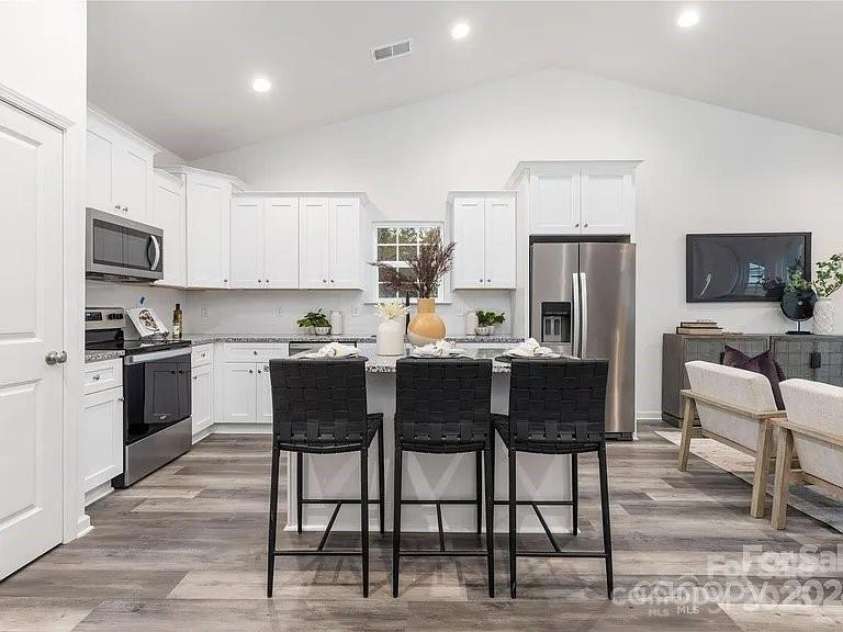 1604 Main Street, Mount Holly, NC 28120.  MLS# CAR4258910, YatesRealty ID 25353. Staged kitchen