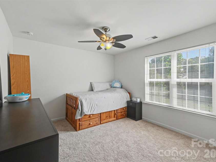 9107 Kensington Forest Drive, Harrisburg, NC 28075.  MLS# CAR4377399, YatesRealty ID 25360. Bedroom 2