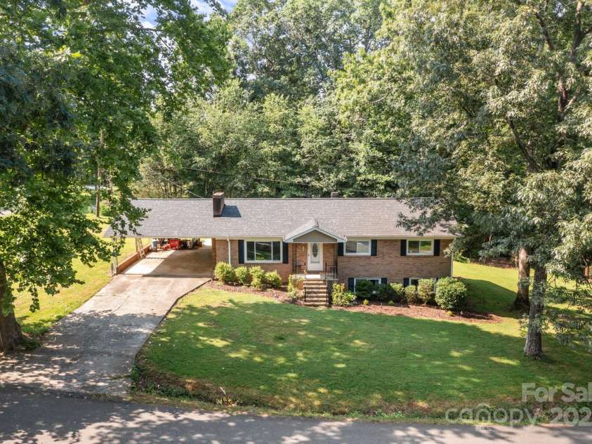 143 Bostian Lake Road, Statesville, NC 28677.  MLS# CAR4275561, YatesRealty ID 25365. Aerial View