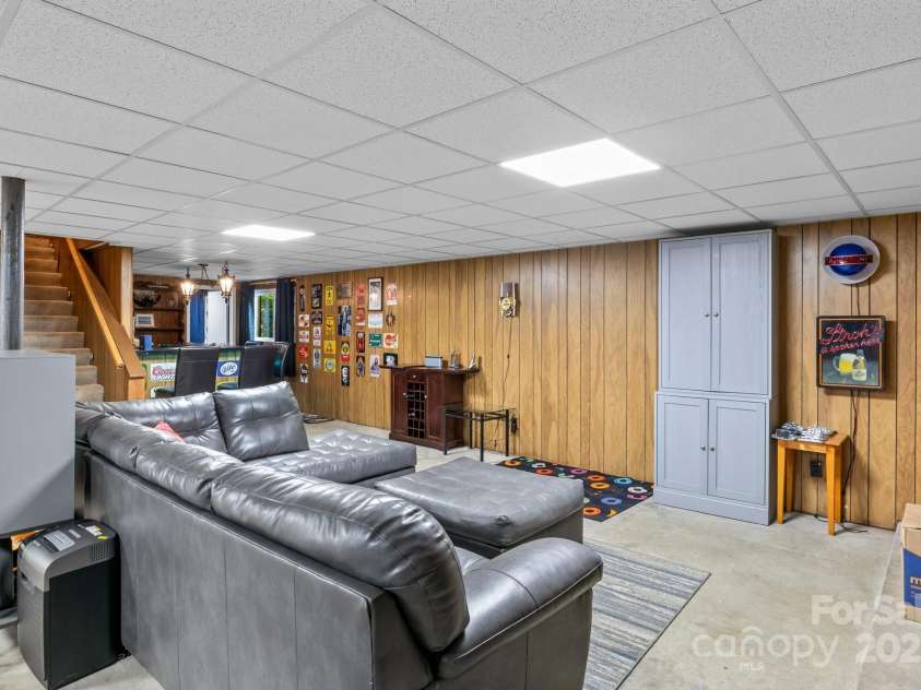 143 Bostian Lake Road, Statesville, NC 28677.  MLS# CAR4275561, YatesRealty ID 25365. Basement