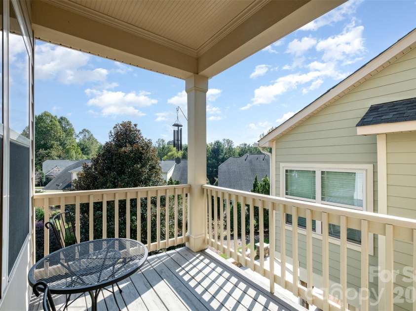 131 Aztec Circle, Mooresville, NC 28117.  MLS# CAR4362452, YatesRealty ID 25366. Covered deck off the Great Room
