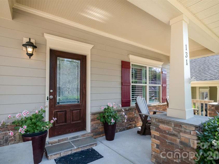 131 Aztec Circle, Mooresville, NC 28117.  MLS# CAR4362452, YatesRealty ID 25366. Covered front porch