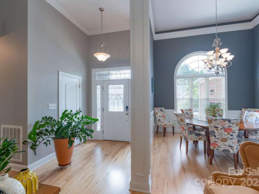 1643 Essex Hall Drive, Rock Hill, SC 29730.  MLS# CAR4258475, YatesRealty ID 25366. Front Foyer and Dining Room