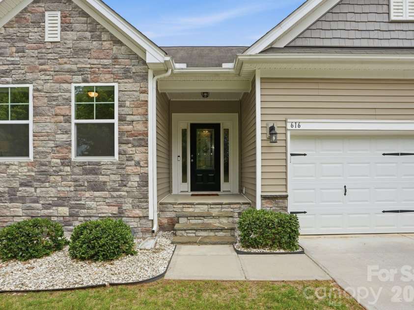 616 Winter Walk Lane, Clover, SC 29710.  MLS# CAR4380064, YatesRealty ID 25367. Front of Home