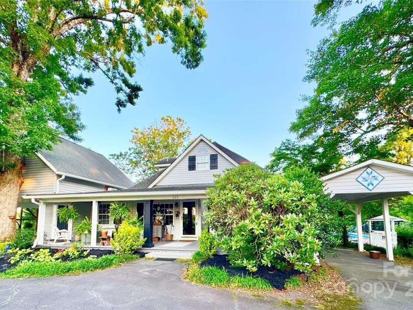 227 Reep Drive, Morganton, NC 28655.  MLS# CAR4312133, YatesRealty ID 25372. Main house and apartment