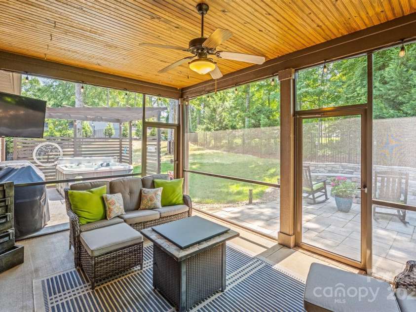 4017 Halyard Drive, Denver, NC 28037.  MLS# CAR4325753, YatesRealty ID 25379. Beautiful new screened porch