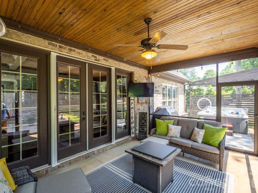 4017 Halyard Drive, Denver, NC 28037.  MLS# CAR4325753, YatesRealty ID 25379. Retractable screen doors to open for fresh Carolina air, fur babies love it!