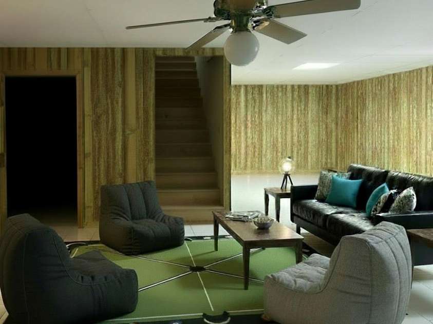 2051 Sutton Spring Road, York, SC 29745.  MLS# CAR4383938, YatesRealty ID 25388. VIRTUALLY STAGED basement sitting area