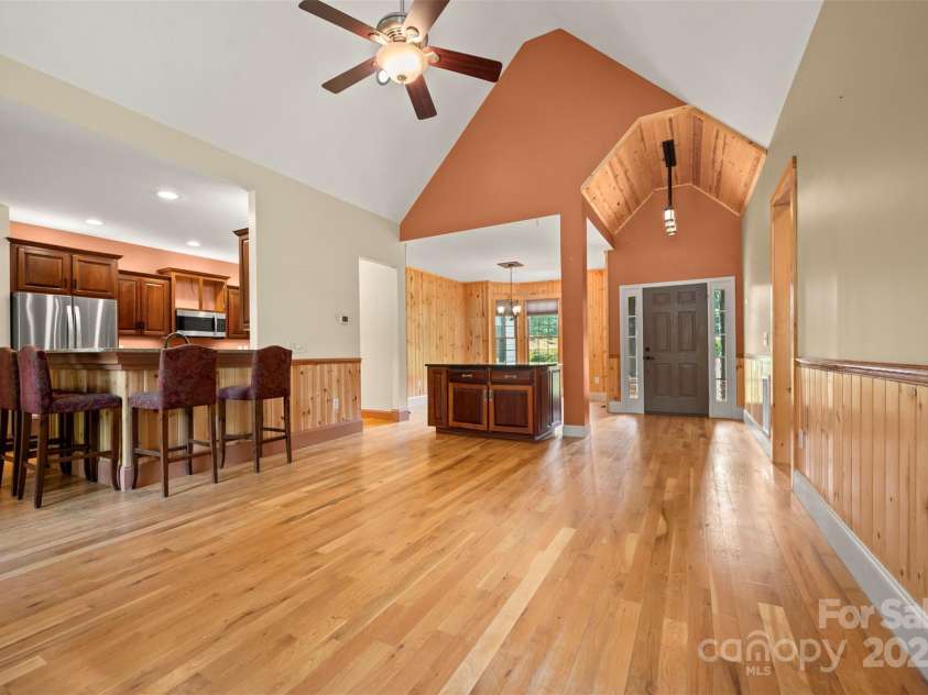 60 Bridge Lane, Tryon, NC 28782.  MLS# CAR4280439, YatesRealty ID 25389. Entry from the Greatroom