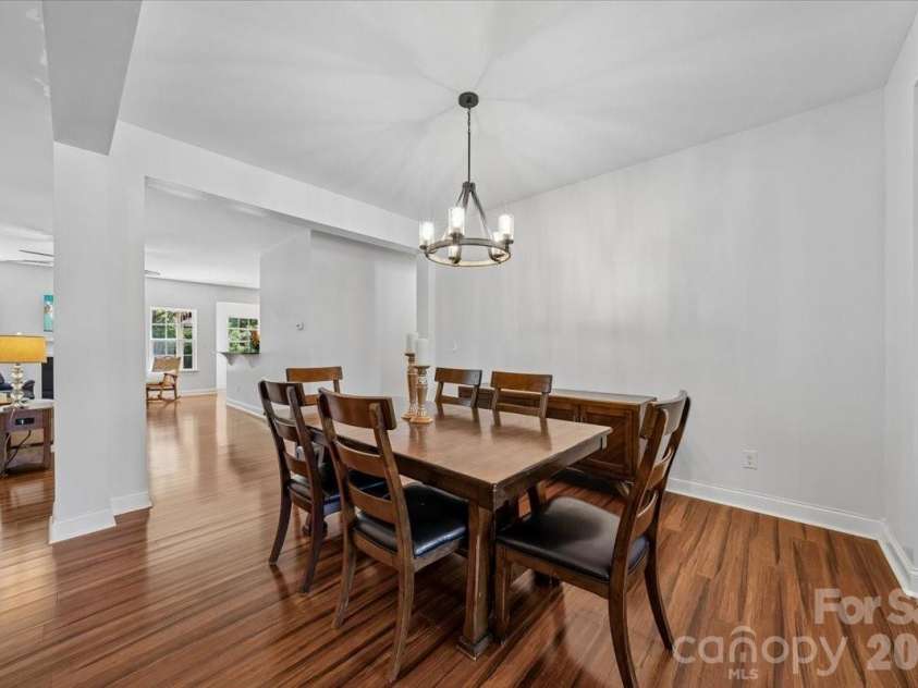 1006 Spring Rose Lane, Matthews, NC 28104.  MLS# CAR4382311, YatesRealty ID 25396. Dining Room