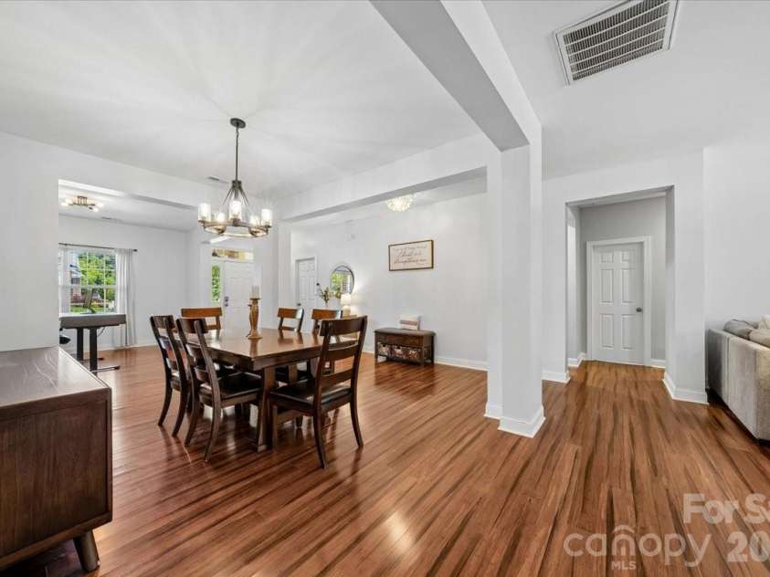 1006 Spring Rose Lane, Matthews, NC 28104.  MLS# CAR4382311, YatesRealty ID 25396. Dining Room