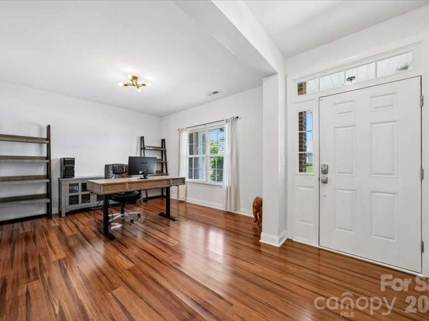 1006 Spring Rose Lane, Matthews, NC 28104.  MLS# CAR4382311, YatesRealty ID 25396. Entryway/Office