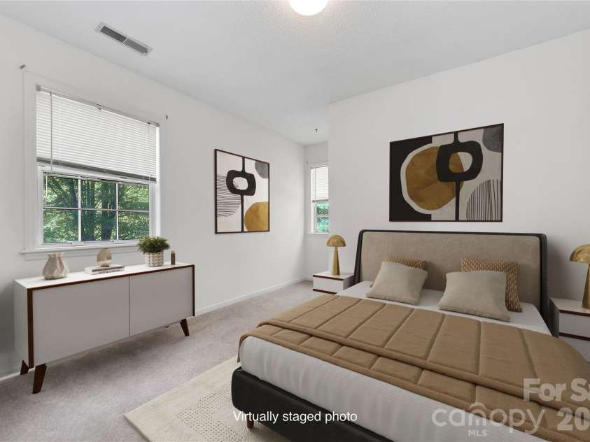 110 Lakeview Court, Brevard, NC 28712.  MLS# CAR4313488, YatesRealty ID 2540. Virtually staged 2nd Bedroom