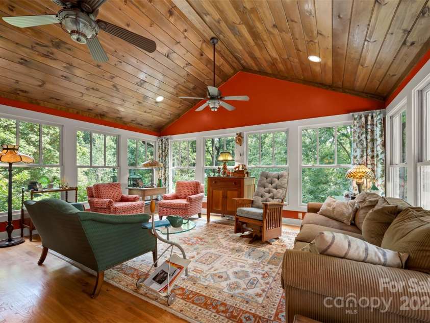 85 Red Bird Road, Tryon, NC 28782.  MLS# CAR4278468, YatesRealty ID 25406. Living Room