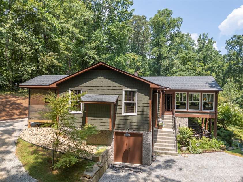 85 Red Bird Road, Tryon, NC 28782.  MLS# CAR4278468, YatesRealty ID 25406. Side Elevation