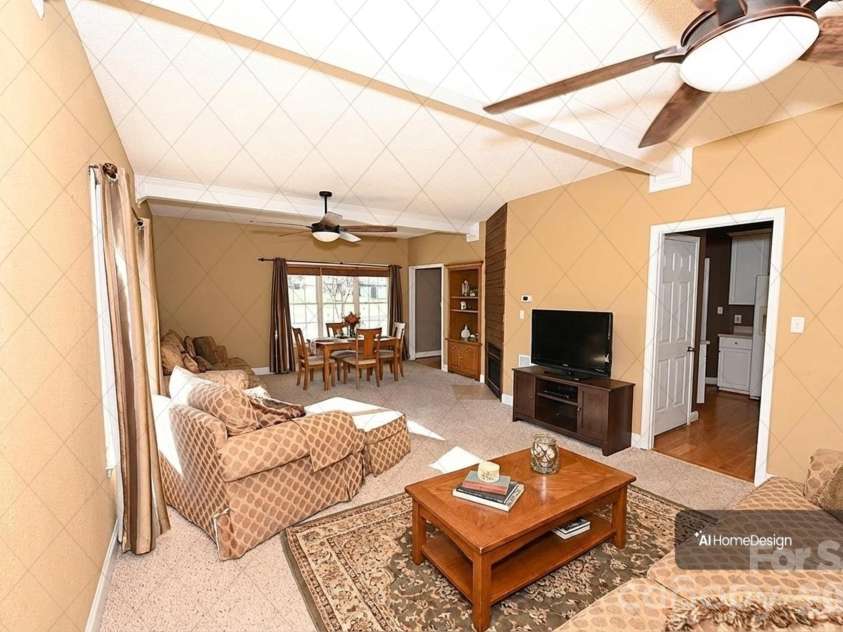 518 30th Avenue Circle, Hickory, NC 28601.  MLS# CAR4321503, YatesRealty ID 2541. Living Room Virtually Staged