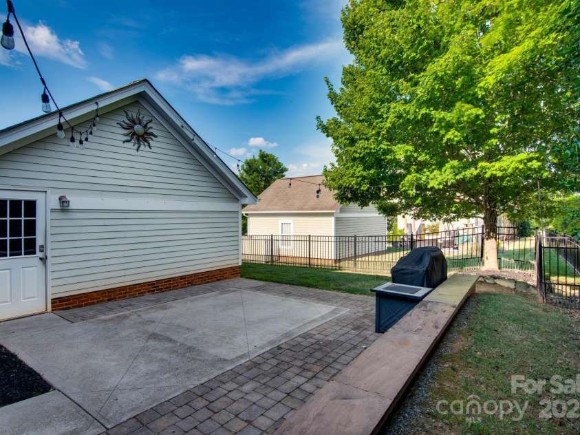 812 Cedar Street, McAdenville, NC 28101.  MLS# CAR4279360, YatesRealty ID 25417. Outdoor Patio area