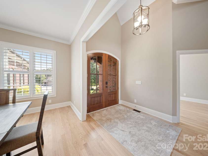 120 Cheyenne Lane, Statesville, NC 28677.  MLS# CAR4279452, YatesRealty ID 25421. Beautiful wooden double doors, creating an inviting & elegant entryway.