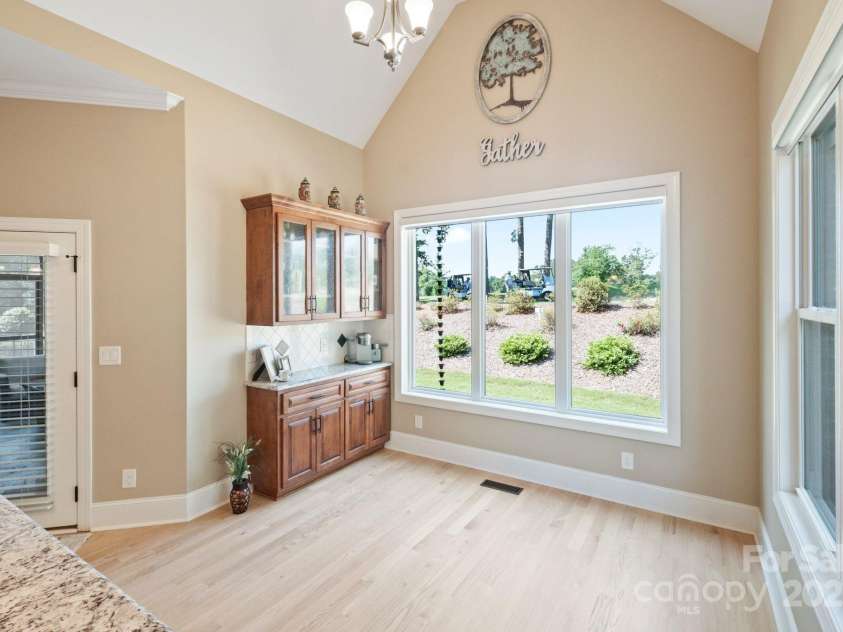 120 Cheyenne Lane, Statesville, NC 28677.  MLS# CAR4279452, YatesRealty ID 25421. Breakfast Nook with Beautiful Landscaped Views