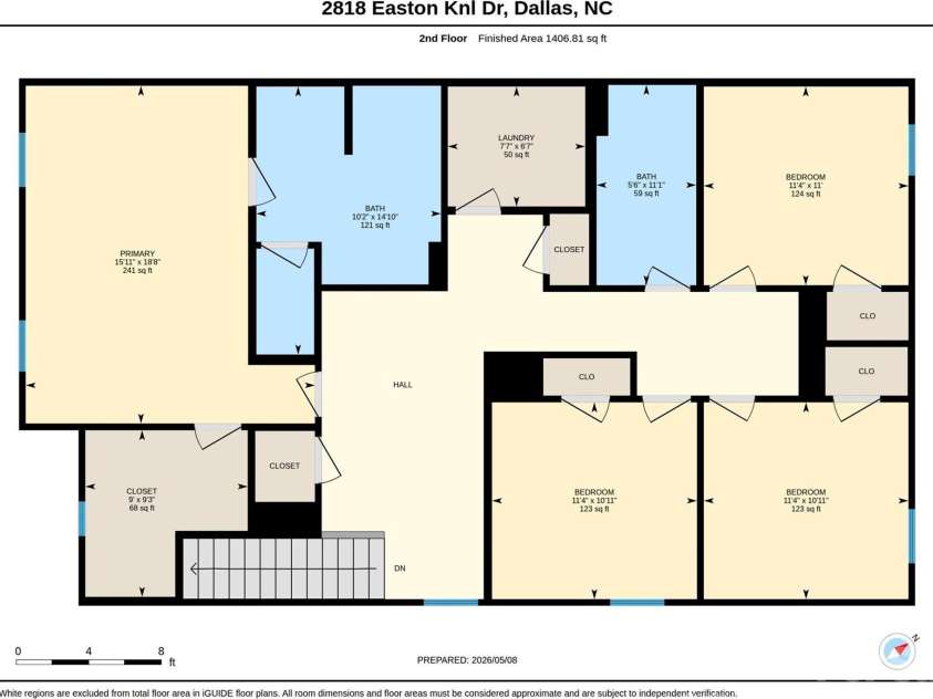 2818 Easton Knoll Drive, Dallas, NC 28034.  MLS# CAR4382766, YatesRealty ID 25423. 