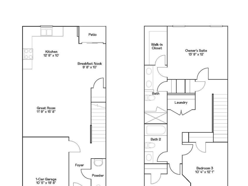 10048 Greystar Lane, Charlotte, NC 28213.  MLS# CAR4279871, YatesRealty ID 25431. Floorplan