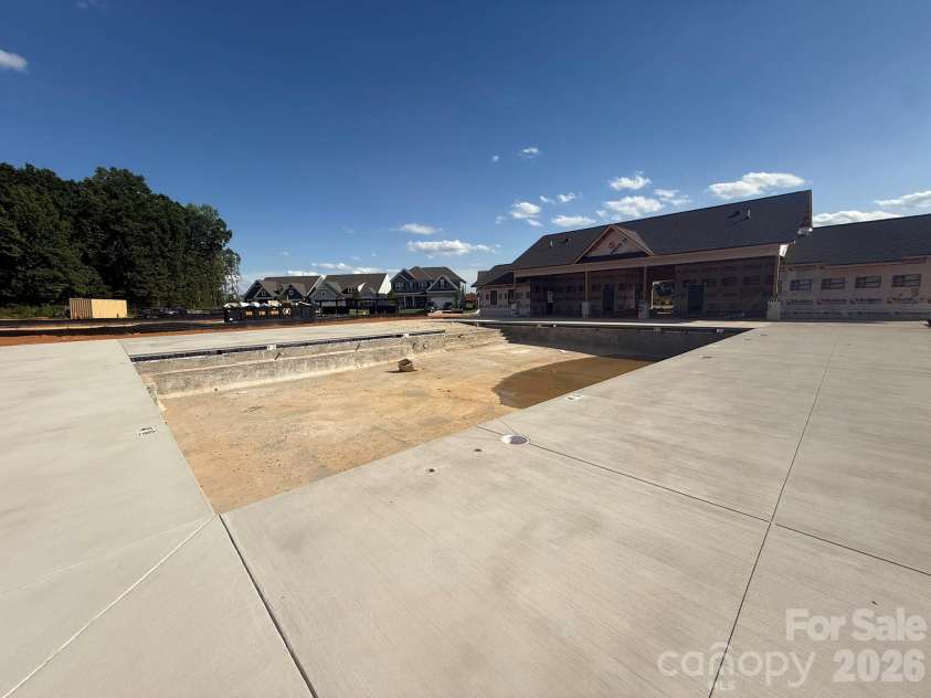 2219 Caravan Lane, Stanley, NC 28164.  MLS# CAR4384628, YatesRealty ID 25438. Construction progress of amenities