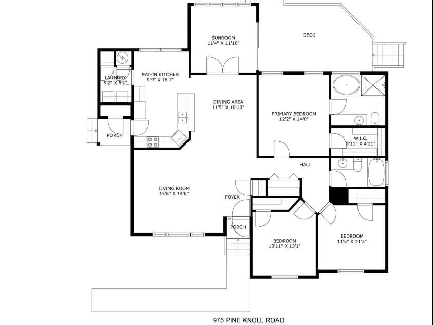 975 Pine Knoll Road, Fort Mill, SC 29715.  MLS# CAR4274032, YatesRealty ID 25440. Fantastic floor plan