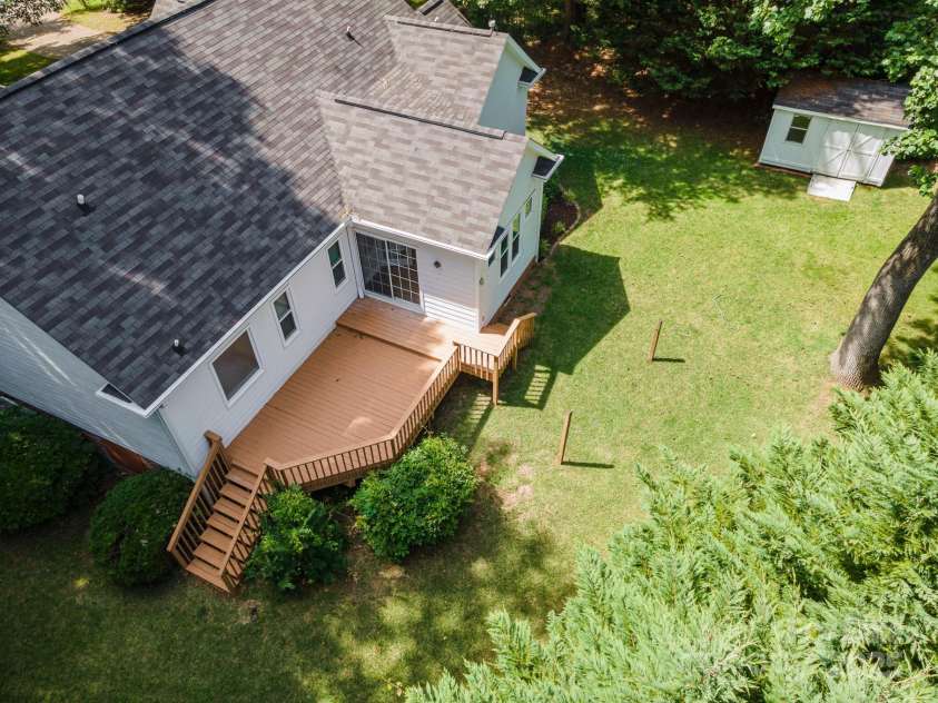975 Pine Knoll Road, Fort Mill, SC 29715.  MLS# CAR4274032, YatesRealty ID 25440. Oversized deck with easy access to the back yard!