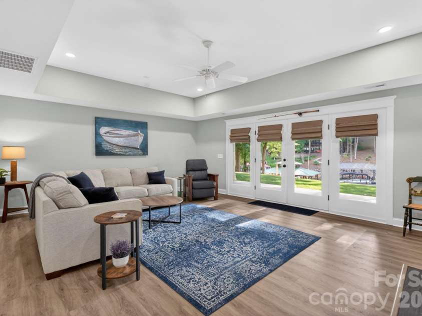 2243 Whiterock Court, Sherrills Ford, NC 28673.  MLS# CAR4381207, YatesRealty ID 25444. Basement Family Room