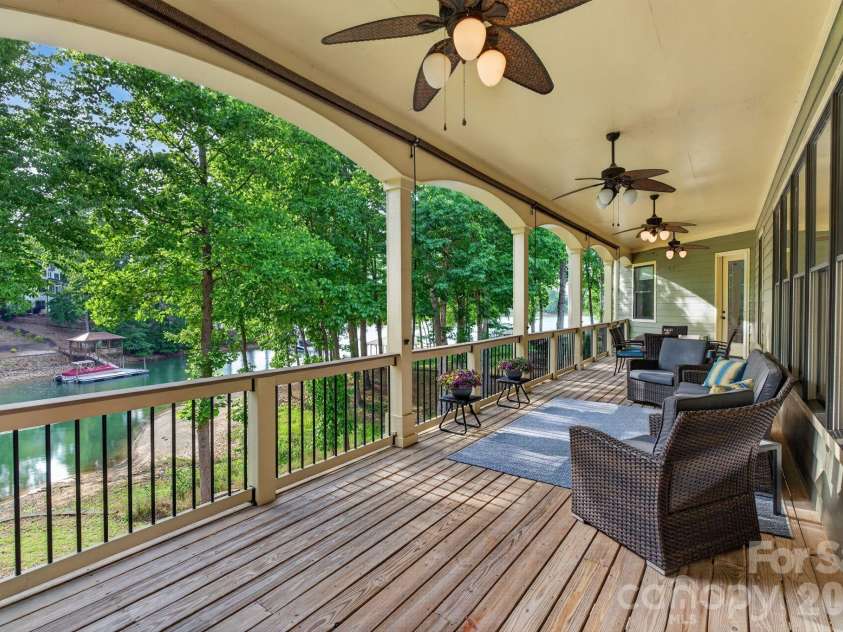 2243 Whiterock Court, Sherrills Ford, NC 28673.  MLS# CAR4381207, YatesRealty ID 25444. Main Floor Outdoor Living