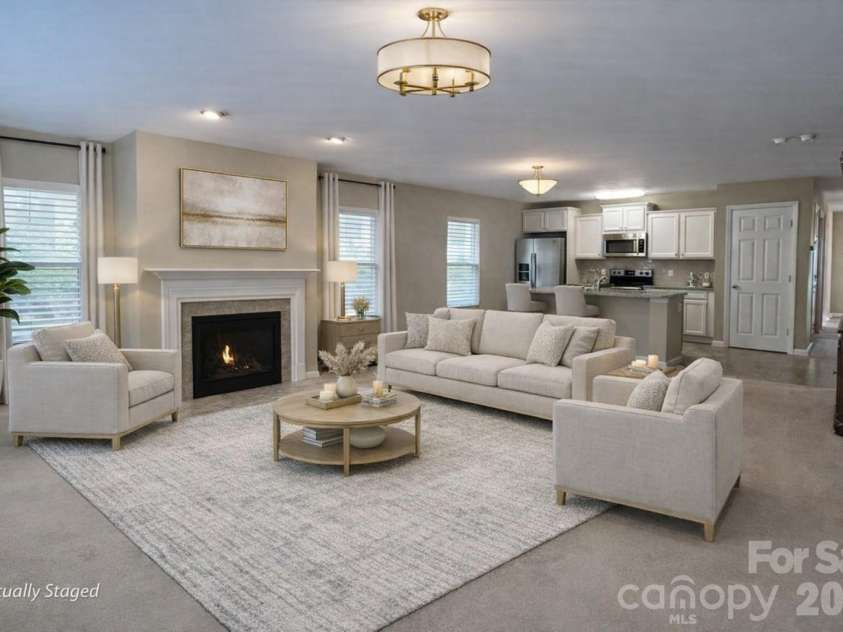 272 Abigail Court, Rock Hill, SC 29730.  MLS# CAR4367439, YatesRealty ID 25447. Living room virtually staged 
