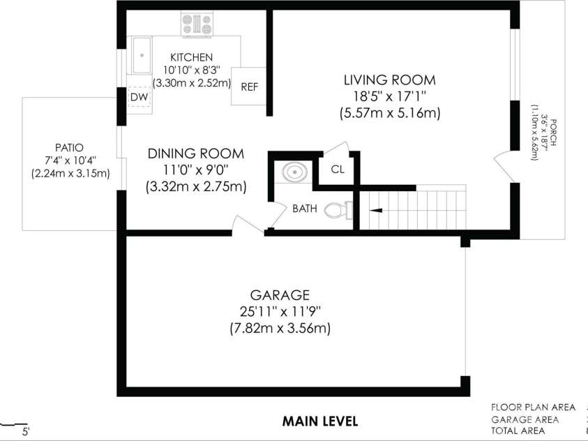 4148 Long Arrow Drive, Concord, NC 28025.  MLS# CAR4384354, YatesRealty ID 25448. FP Main Level
