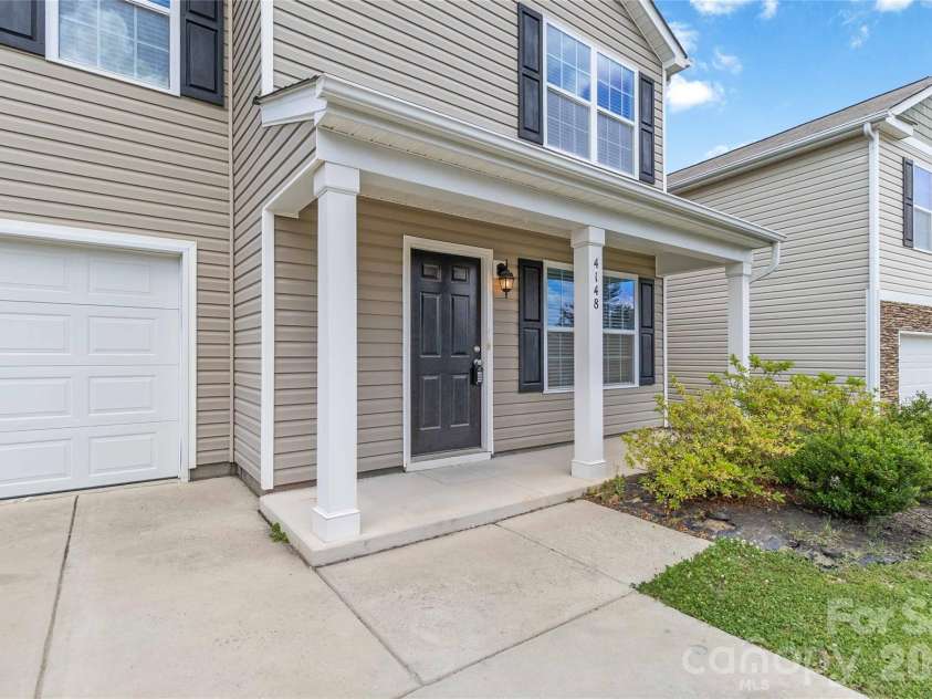 4148 Long Arrow Drive, Concord, NC 28025.  MLS# CAR4384354, YatesRealty ID 25448. Front Porch