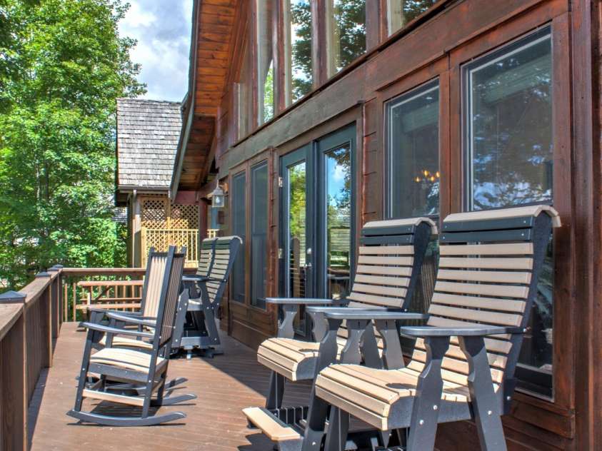 181 Scenic Wolf Drive, Mars Hill, NC 28754.  MLS# CAR4380057, YatesRealty ID 25449. This + wine + sunset = Chef's Kiss 