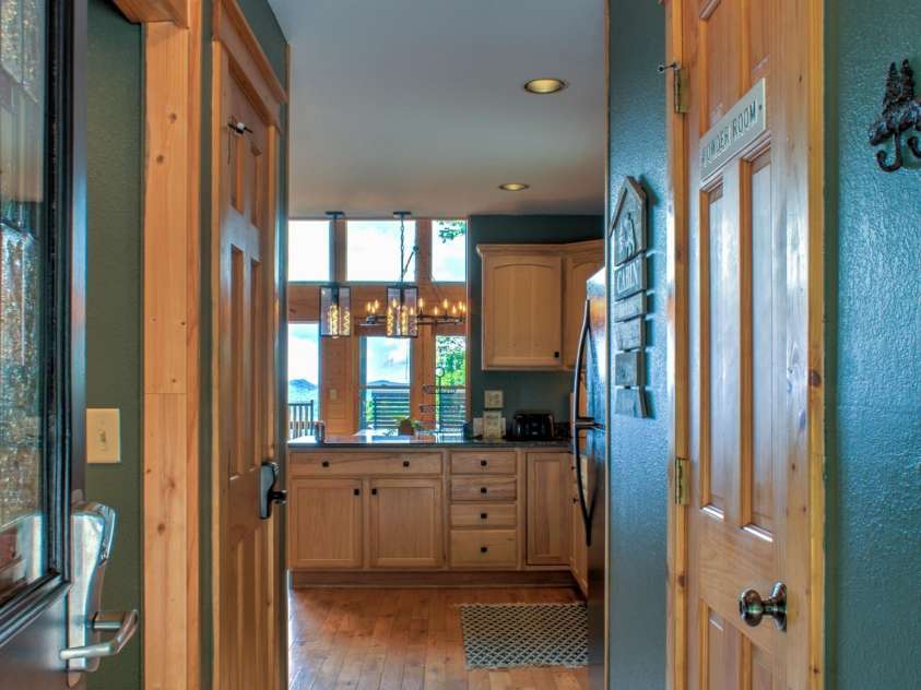 181 Scenic Wolf Drive, Mars Hill, NC 28754.  MLS# CAR4380057, YatesRealty ID 25449. View from front door