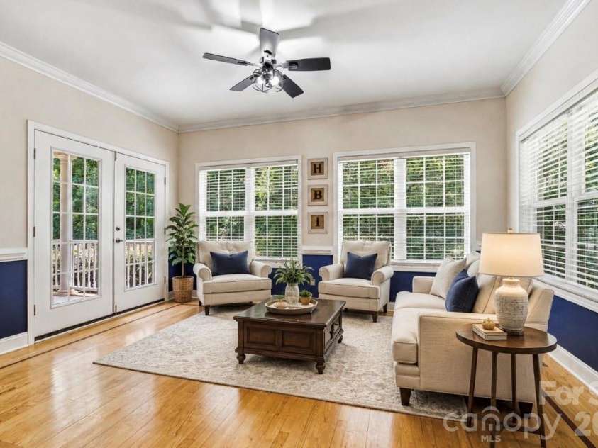 1606 High Ridge Drive, Stanley, NC 28164.  MLS# CAR4341485, YatesRealty ID 25452. Virtually staged sitting room