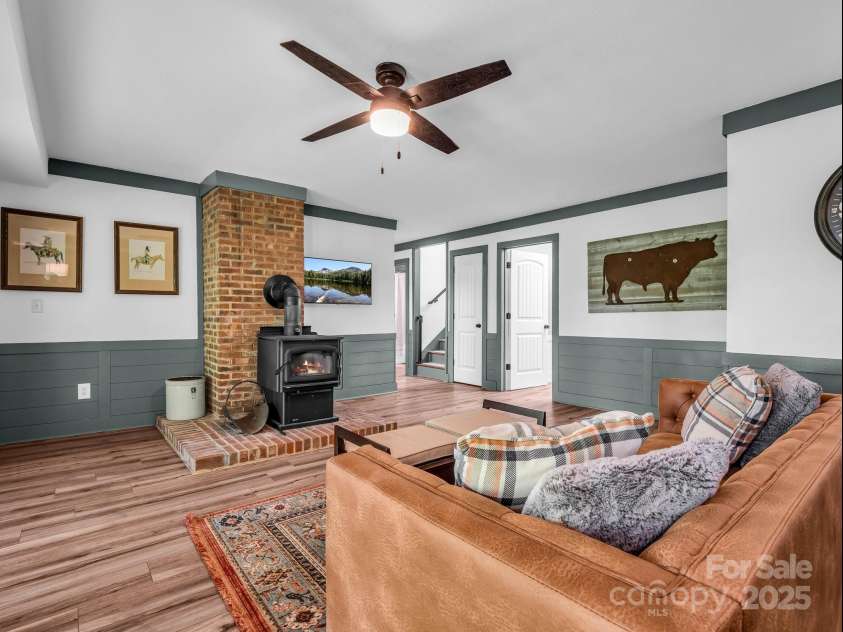 1171 Clark Road, Rutherfordton, NC 28139.  MLS# CAR4263600, YatesRealty ID 25465. Beautifully redone! Stove is ready to go! Den/living downstairs and walk out to expansive views, also!