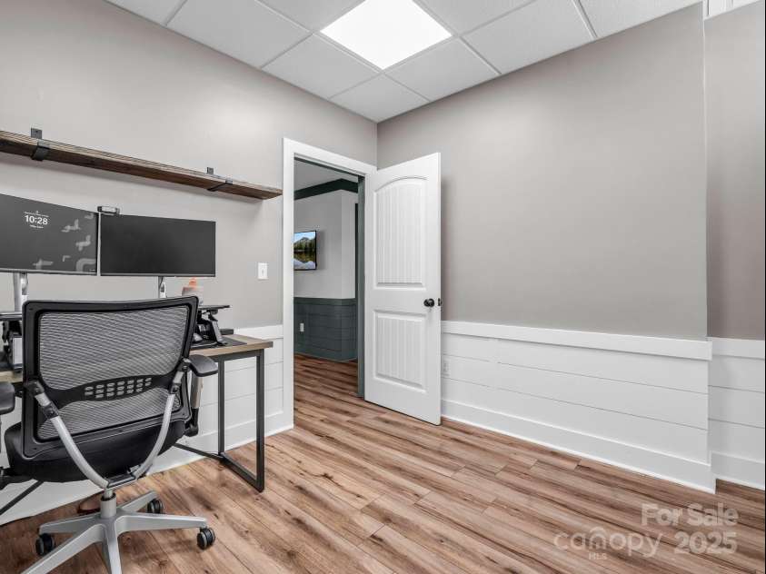 1171 Clark Road, Rutherfordton, NC 28139.  MLS# CAR4263600, YatesRealty ID 25465. Bedroom 3 currently used as an office in lower area