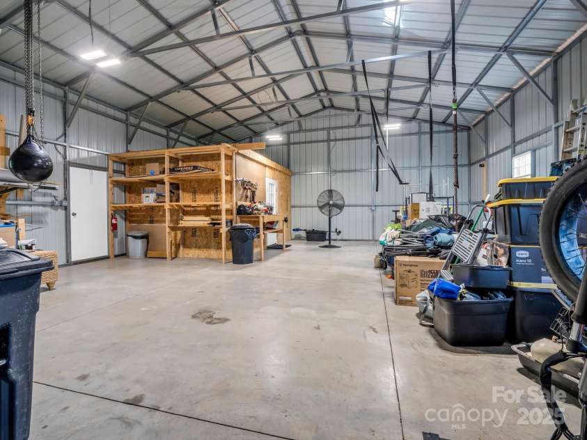 1171 Clark Road, Rutherfordton, NC 28139.  MLS# CAR4263600, YatesRealty ID 25465. Detached workshop with office/relaxation or whatever you desire... it's huge!