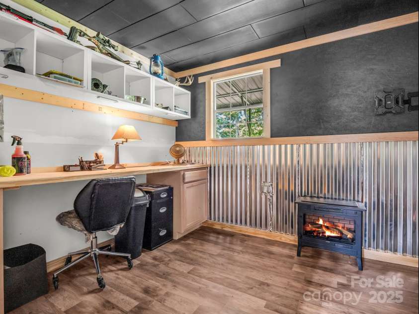 1171 Clark Road, Rutherfordton, NC 28139.  MLS# CAR4263600, YatesRealty ID 25465. Office/play area in workshop - detached