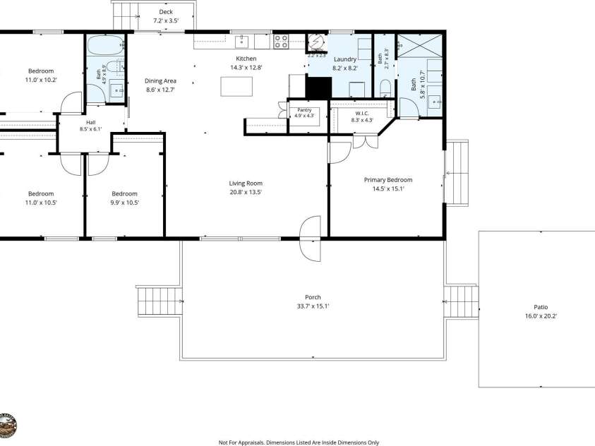 219 Jackson Loop Road, Flat Rock, NC 28731.  MLS# CAR4381567, YatesRealty ID 25465. Floorplan