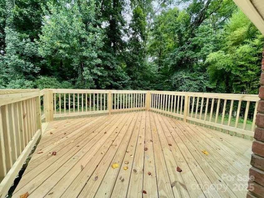 205 Hidden Spring Drive, Salisbury, NC 28147.  MLS# CAR4280315, YatesRealty ID 25468. Back Porch